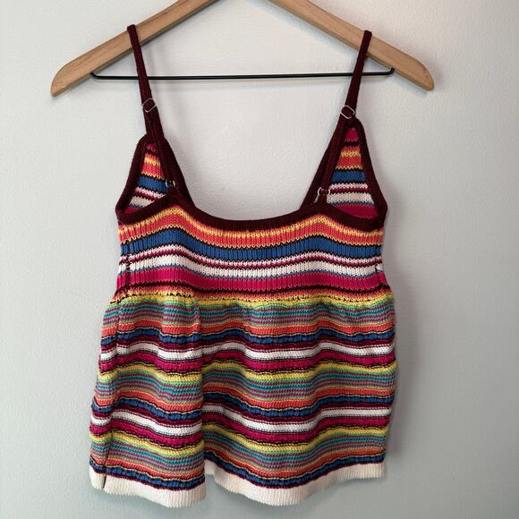 Romeo & Juliet Couture Women's Sleeveless Striped Knit Top Size Medium - Picture 5 of 5